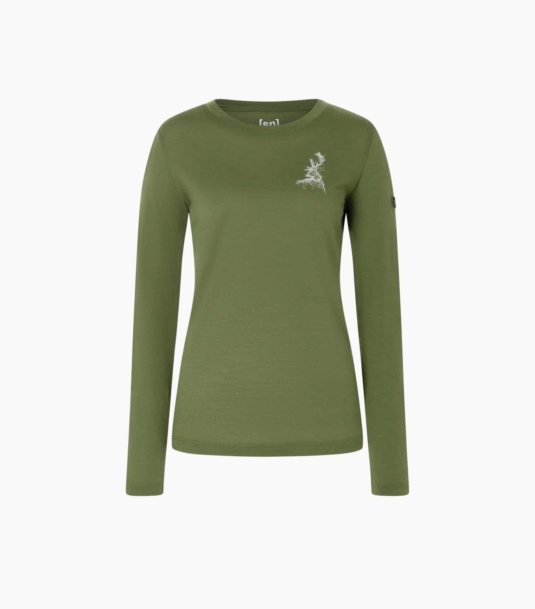 Supernatural Women's Charming Deer Long Sleeve Vihreä/Khaki 02