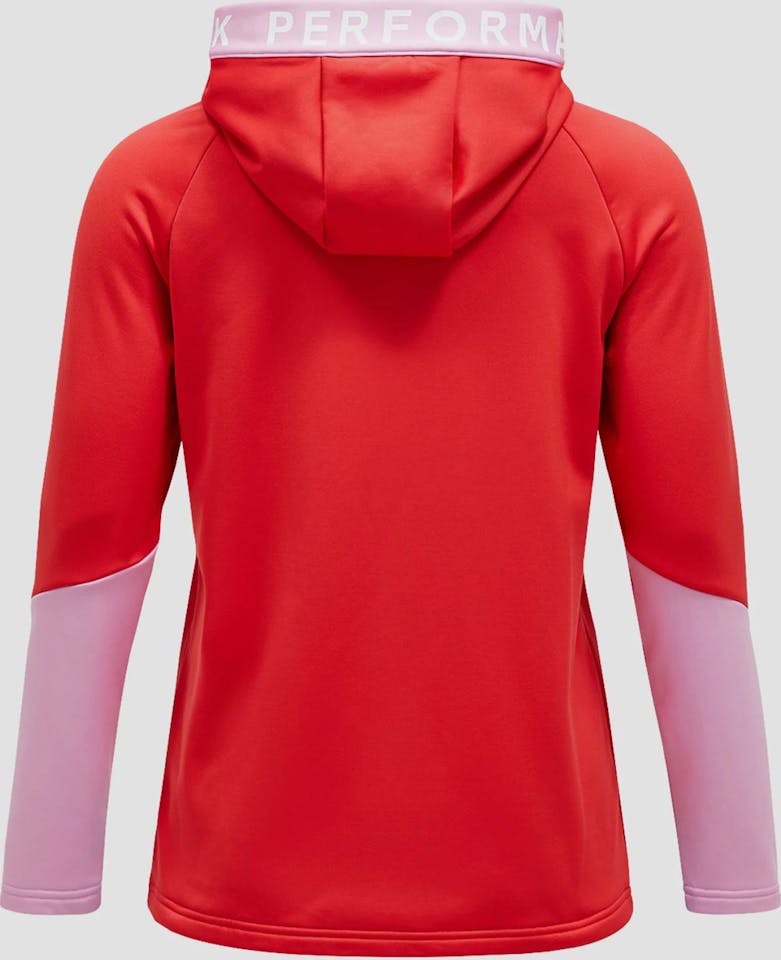 Peak Performance Women's Rider Zip Hood Brilliant red 02