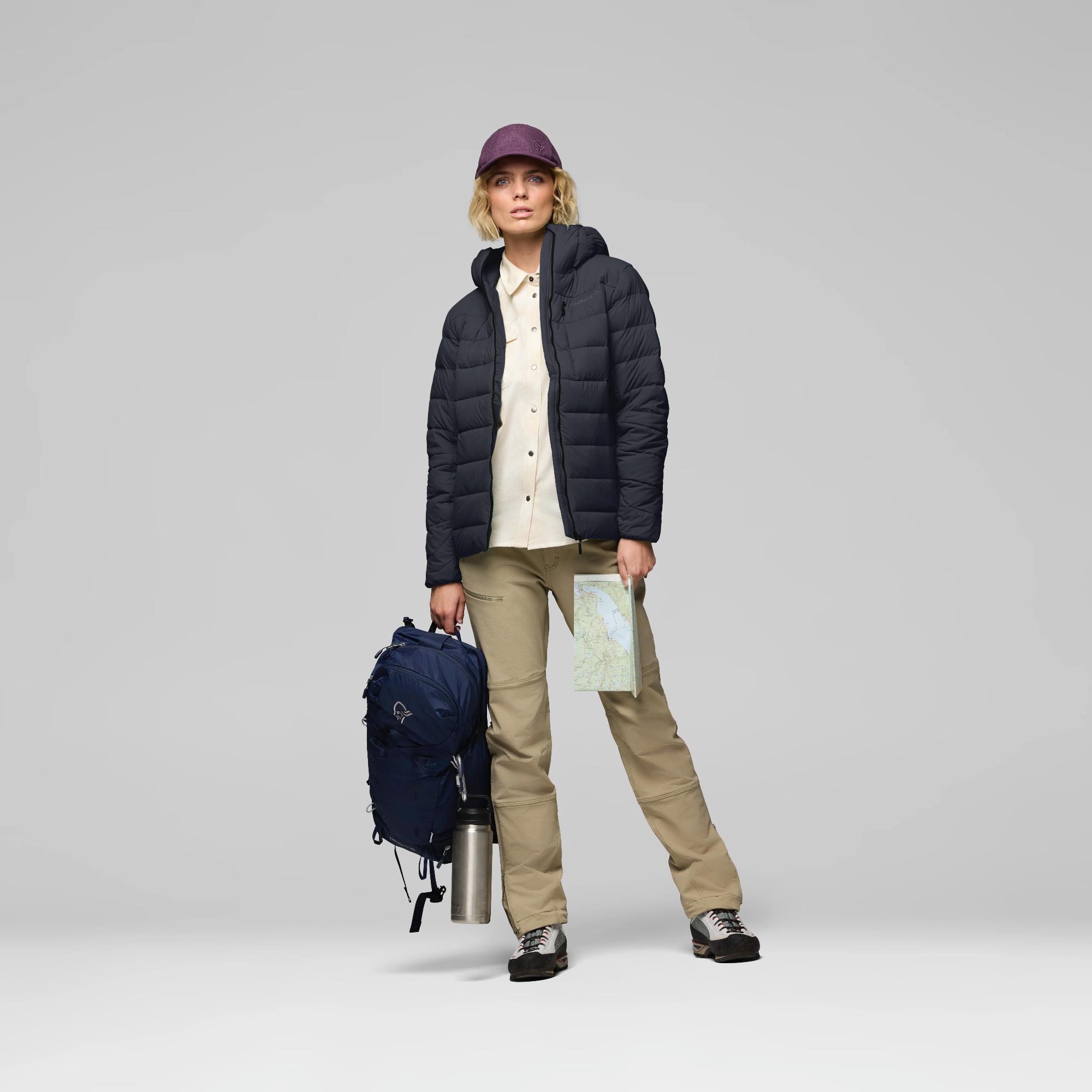 Norrøna Women's Femund Down 700 Hood Women's 6" Premium Waterproof Boot Ivy Green 29