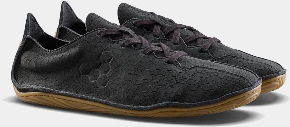 Vivobarefoot Men's Sensus Obsidian Cracked Leather 01