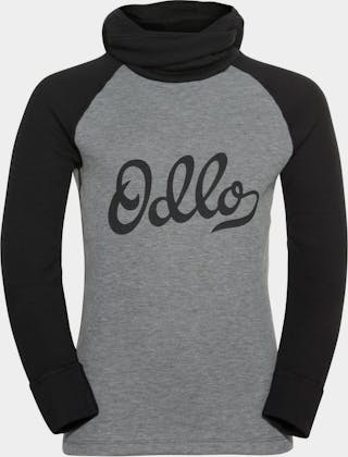 Odlo ACTIVE WARM ECO KIDS Long-Sleeve Base Layer Top With Facemask