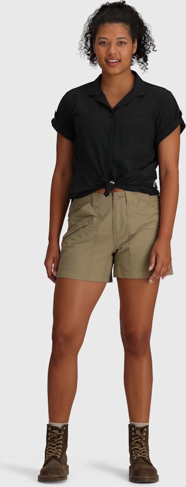 Royal Robbins Women's Spotless Evolution Meadow Short Sleeve Black 03