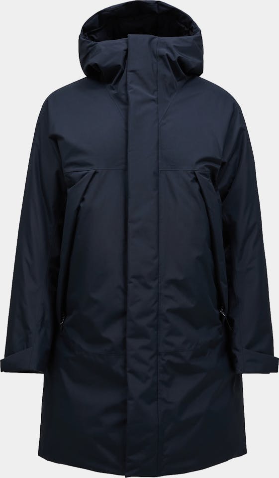 Peak Performance Men's Treeline HIPE Down Shell Parka - Miesten talvitakki Musta 02