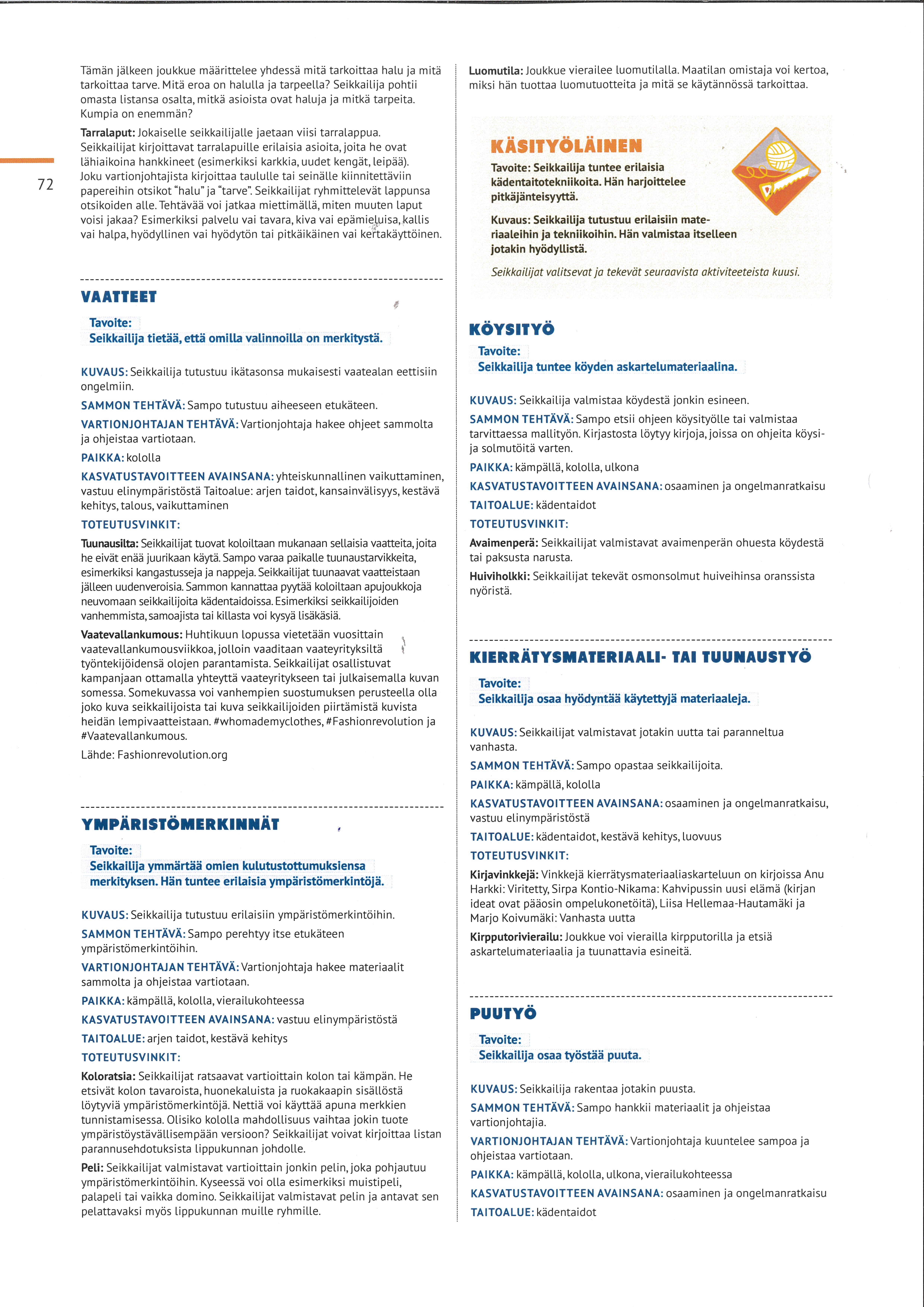 Partiotuote Johtajakansion seikkailijaosuus päivitetty  03