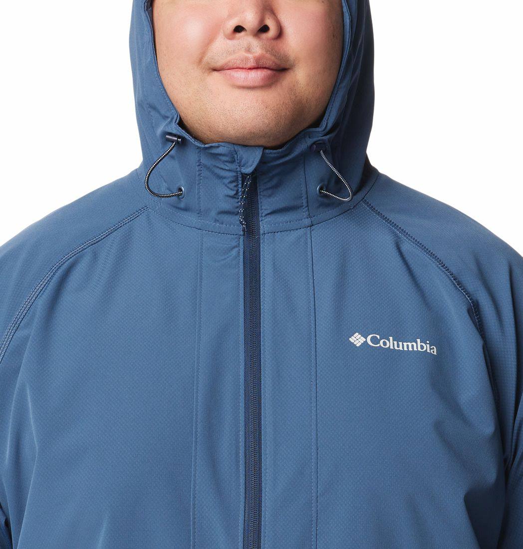 Columbia Men's Tall Heights Hooded Big Softshell Dark Mountain 03