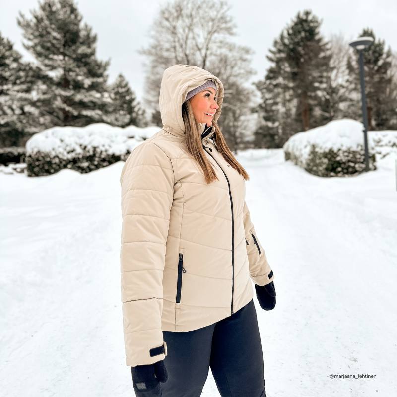 Halti Women's Mellow + Ski Puffer Jacket Beige 03