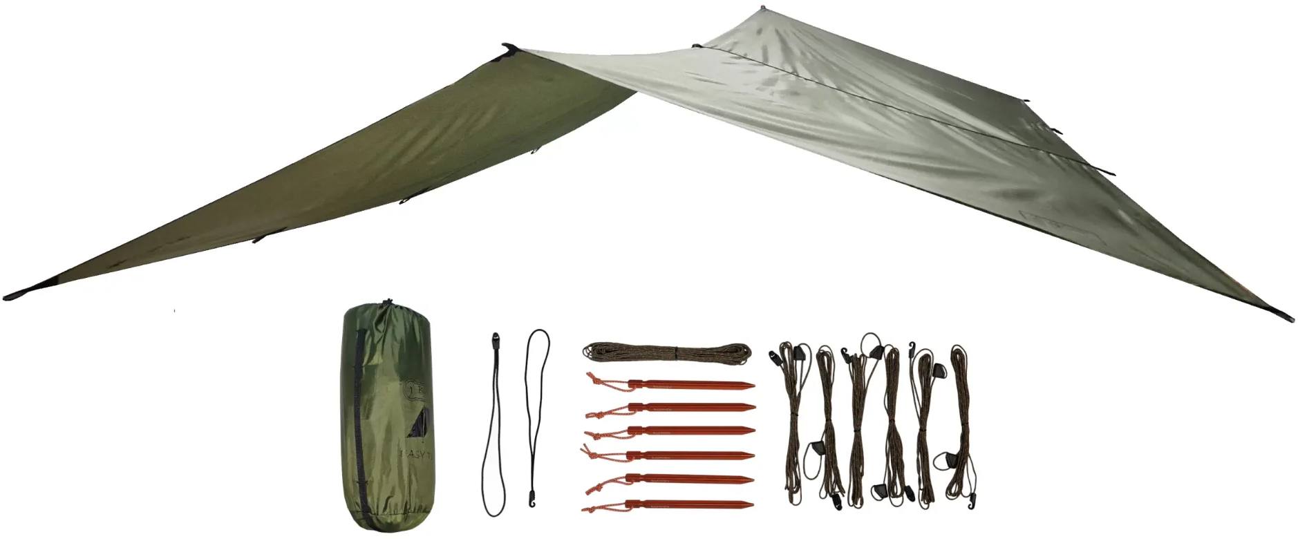 Bushmen Easy Tarp 4x3 Green 06