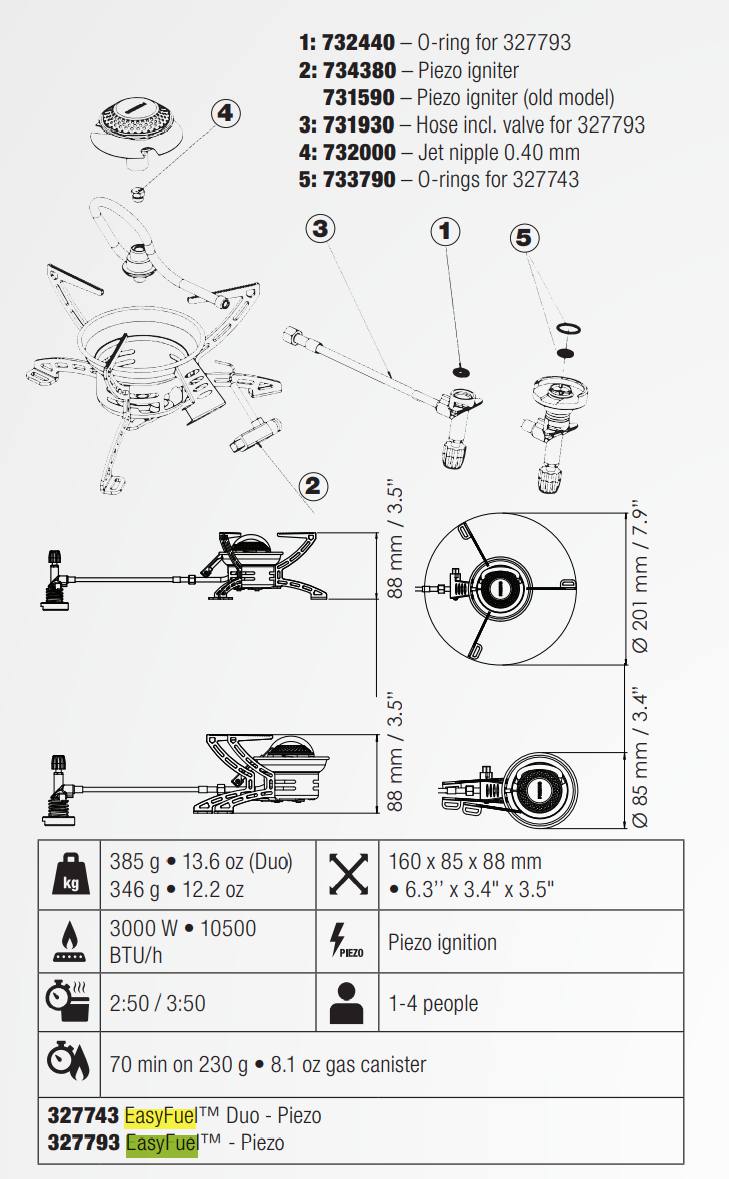 プリムス ニョルド PRIMUS Njord Stove 箱・説明書付 プリムス