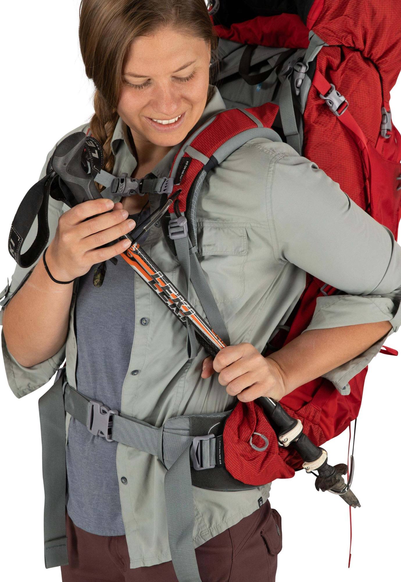 Osprey Ariel Plus 60 W Punainen 16