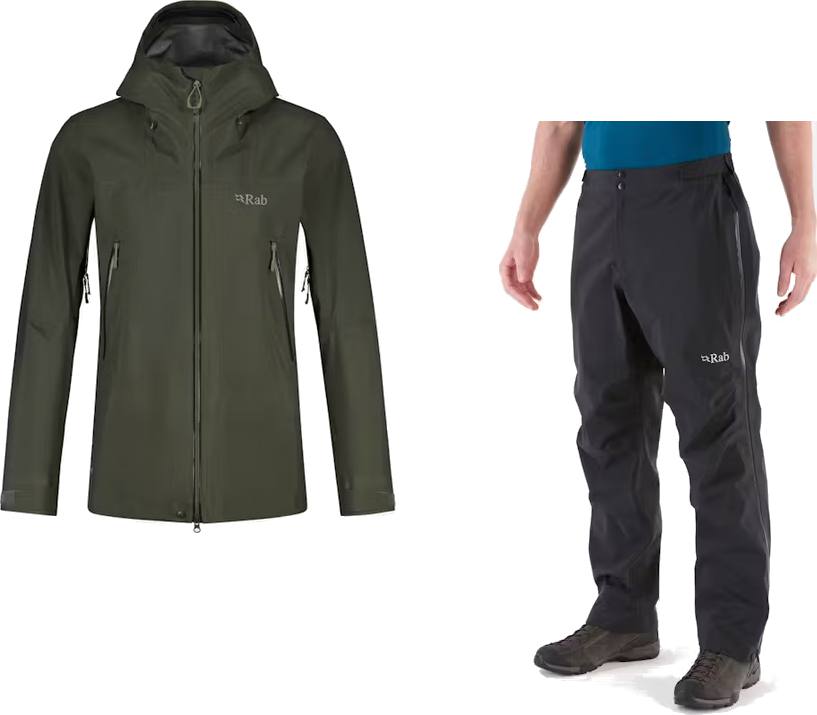 Rab Kangri GTX Jacket ja Men's Kangri GTX Pant Ink 01