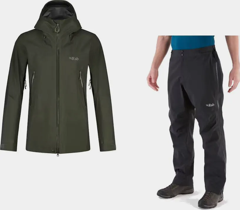 Rab Kangri GTX Jacket ja Men's Kangri GTX Pant Ink 01