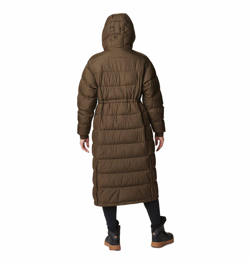 Columbia Women's Pike Lake Long Puffer Jacket Olive 08