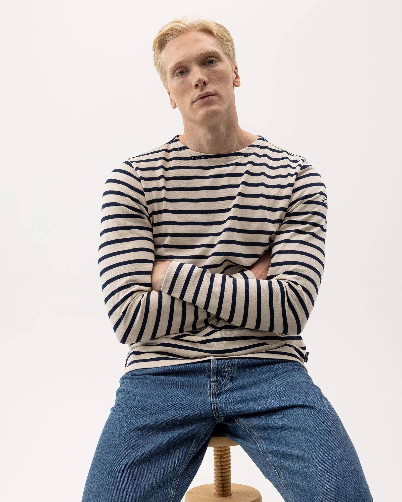 Holebrook Men's Oliver Boatneck Ecru 02