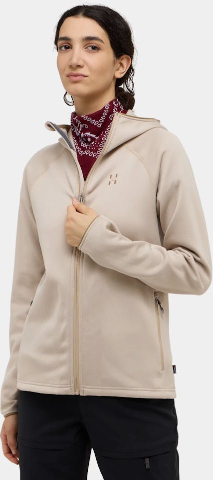 Haglöfs Women's Magma Mid Hood Chalk 01