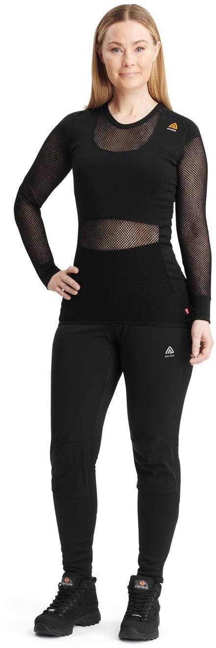 Aclima Women's WoolNet Crew Musta 02