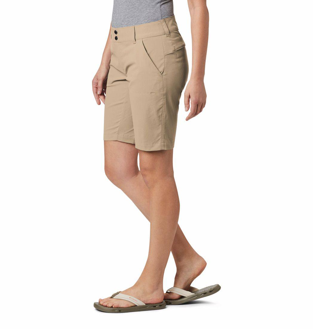Columbia Women’s Saturday Trail Long Shorts Tan 05