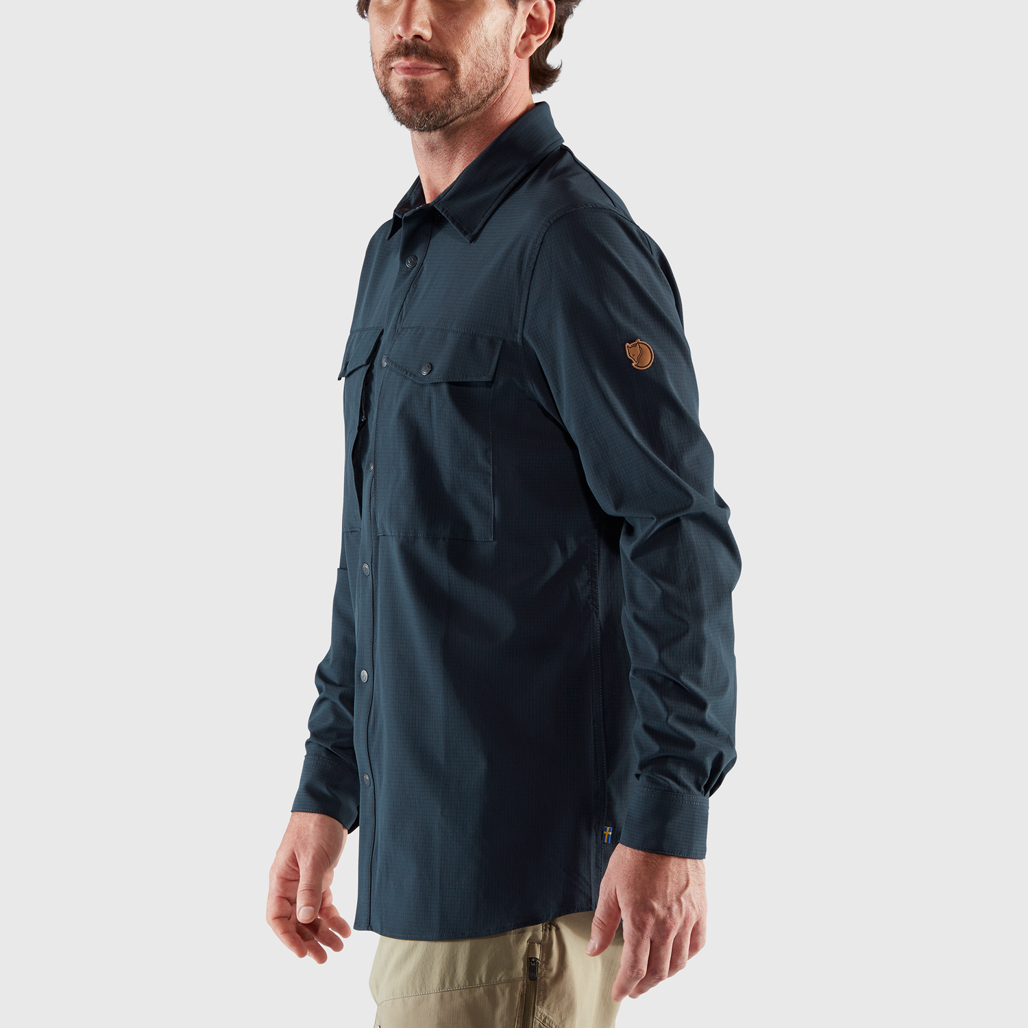 Fjällräven Abisko Trekking Shirt M Dark grey 05