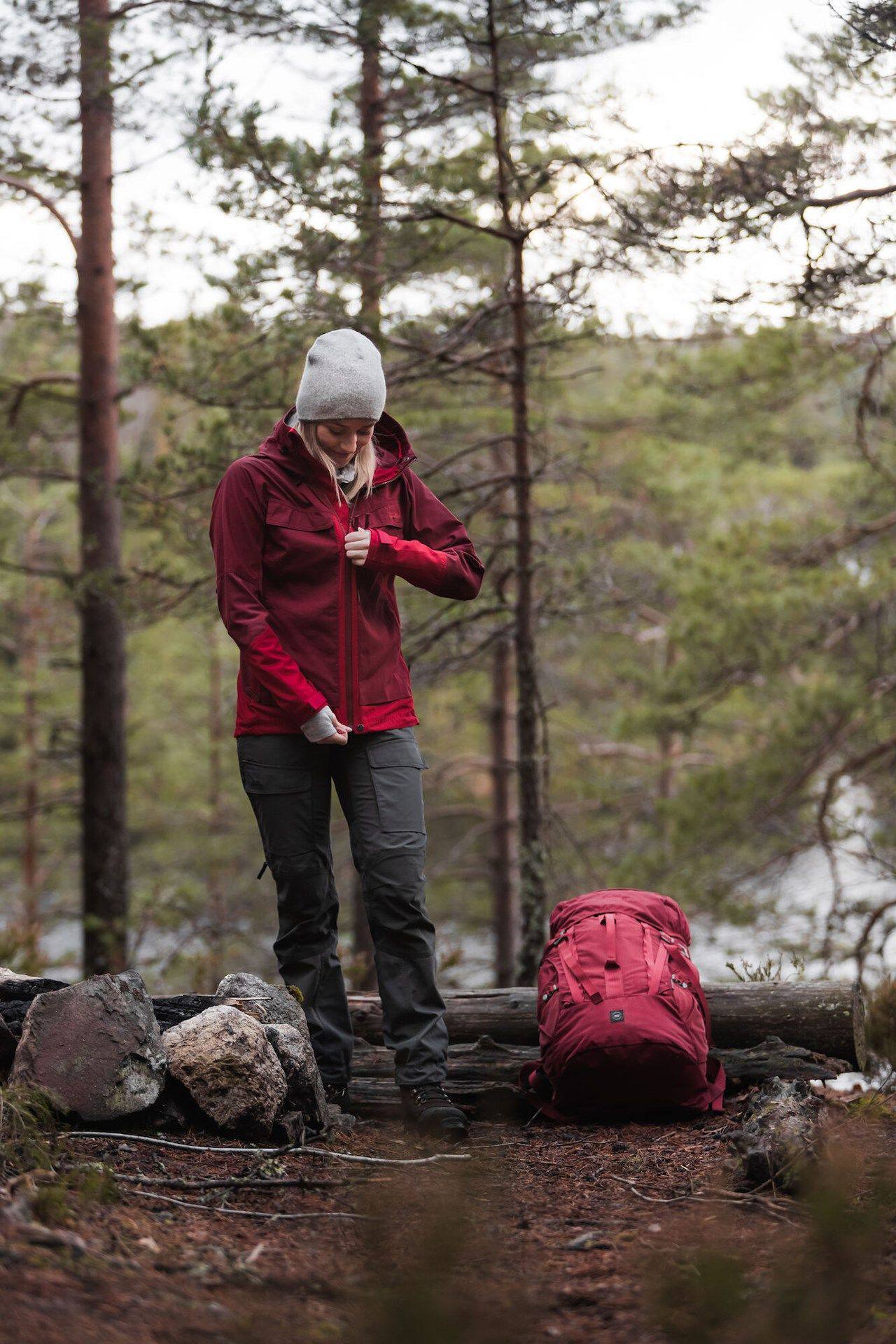 Lundhags Authentic Ws Jacket Punainen 04