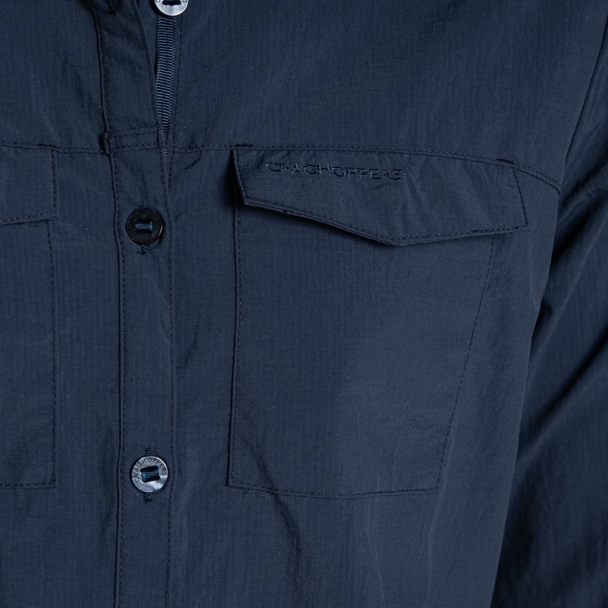 Craghoppers Women's Nosilife Adventure Long Sleeve III Shirt Navy 07