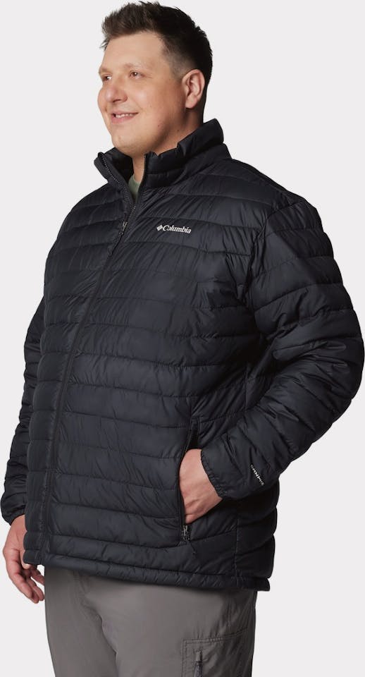 Columbia Men's Powder Lite II Extended Size Jacket Black 02