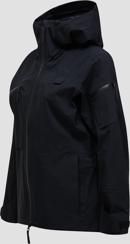Peak Performance Women's Alpine GTX C-Knit 3L Shell Jacket Musta 11