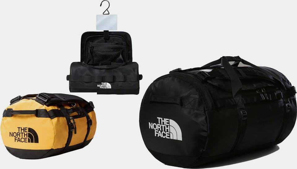 The North Face Base Camp Duffel L, Base Camp Duffle XS, Travel Canister S Kelta/Musta 01