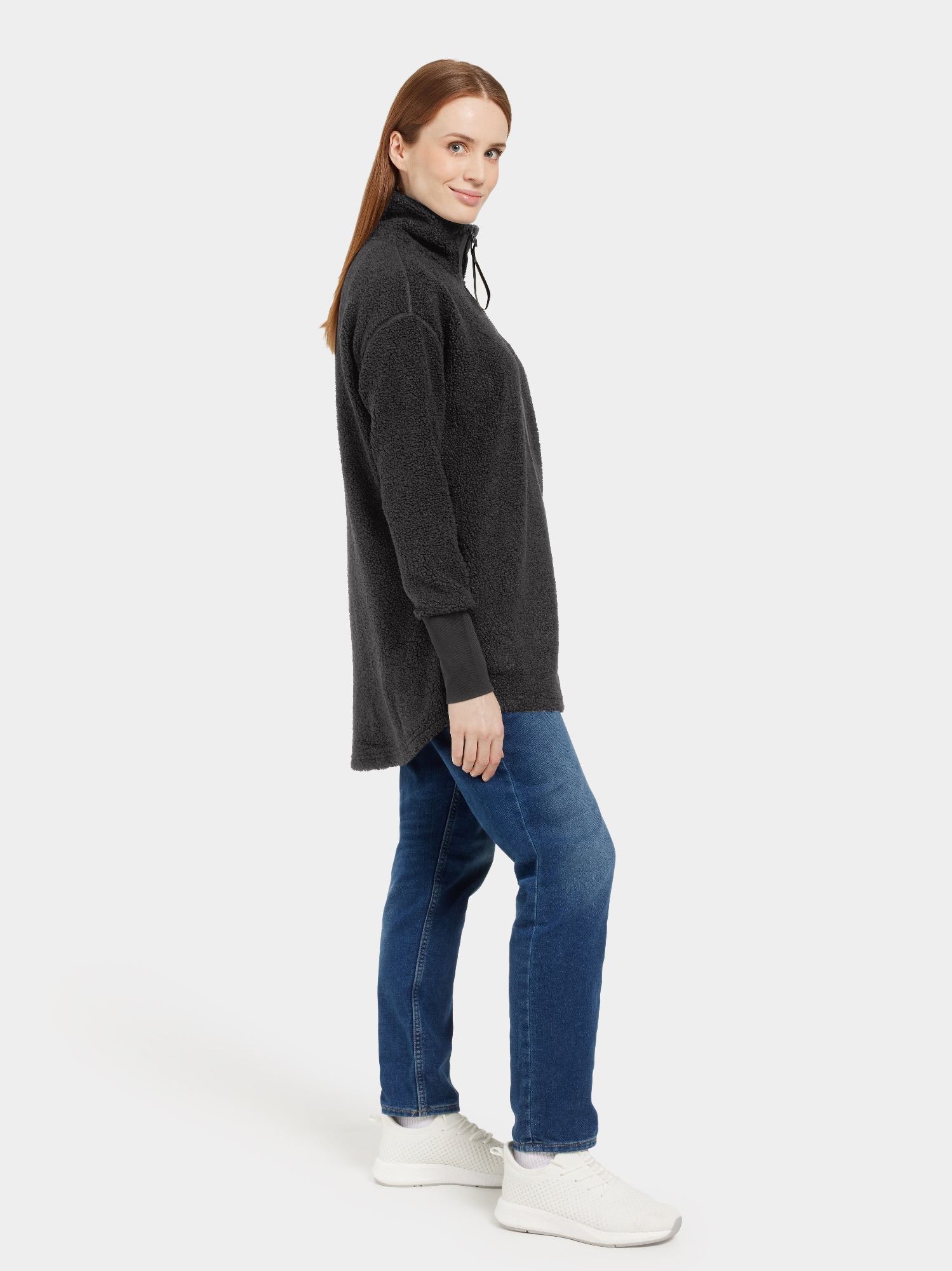 Didriksons Women's Sally Fullzip 2 Musta 06