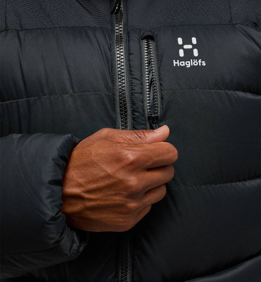 Haglöfs Men's Riksgräns Down 850 Hood Black 12
