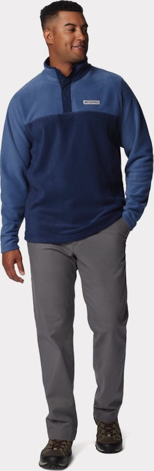 Columbia Men's Steens Mountain 1/2 Snap II Pullover Collegiate Navy, Dark Mountain 01