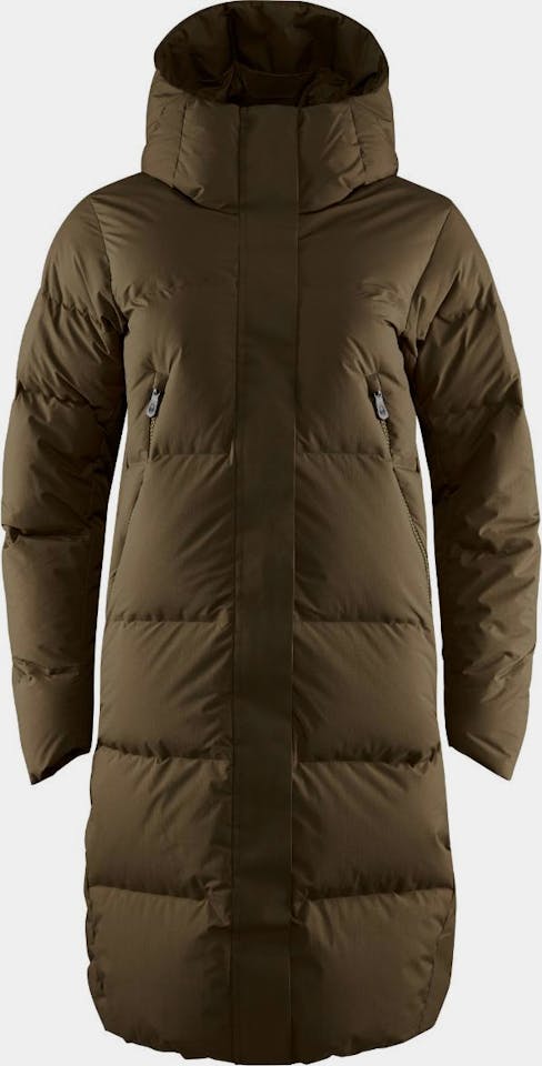 Sail Racing Women's Race Edition Down Parka Dusty Green 01