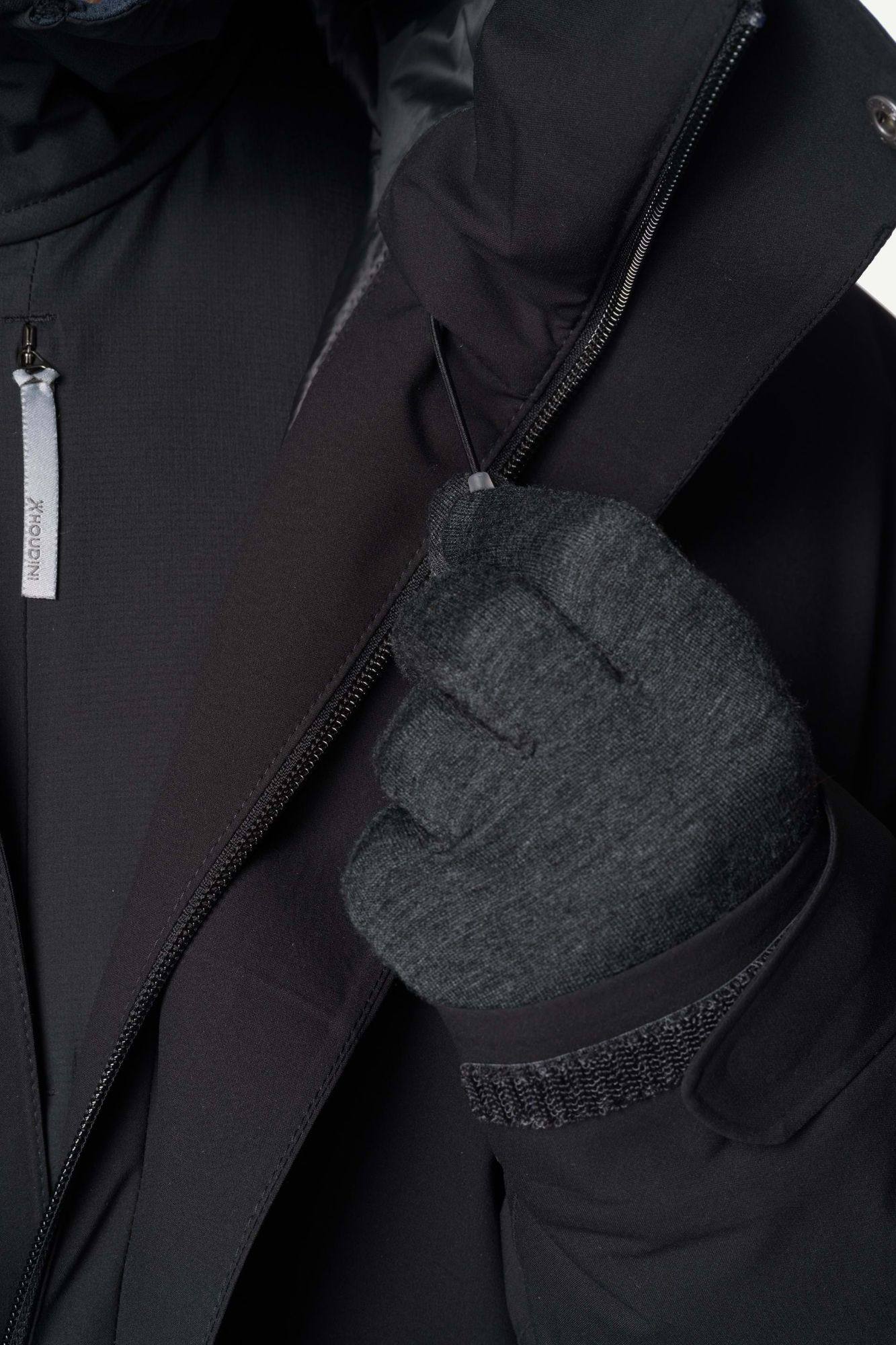 Houdini Men's Fall In Parka - Miesten vedenpitävä parkatakki Musta 07