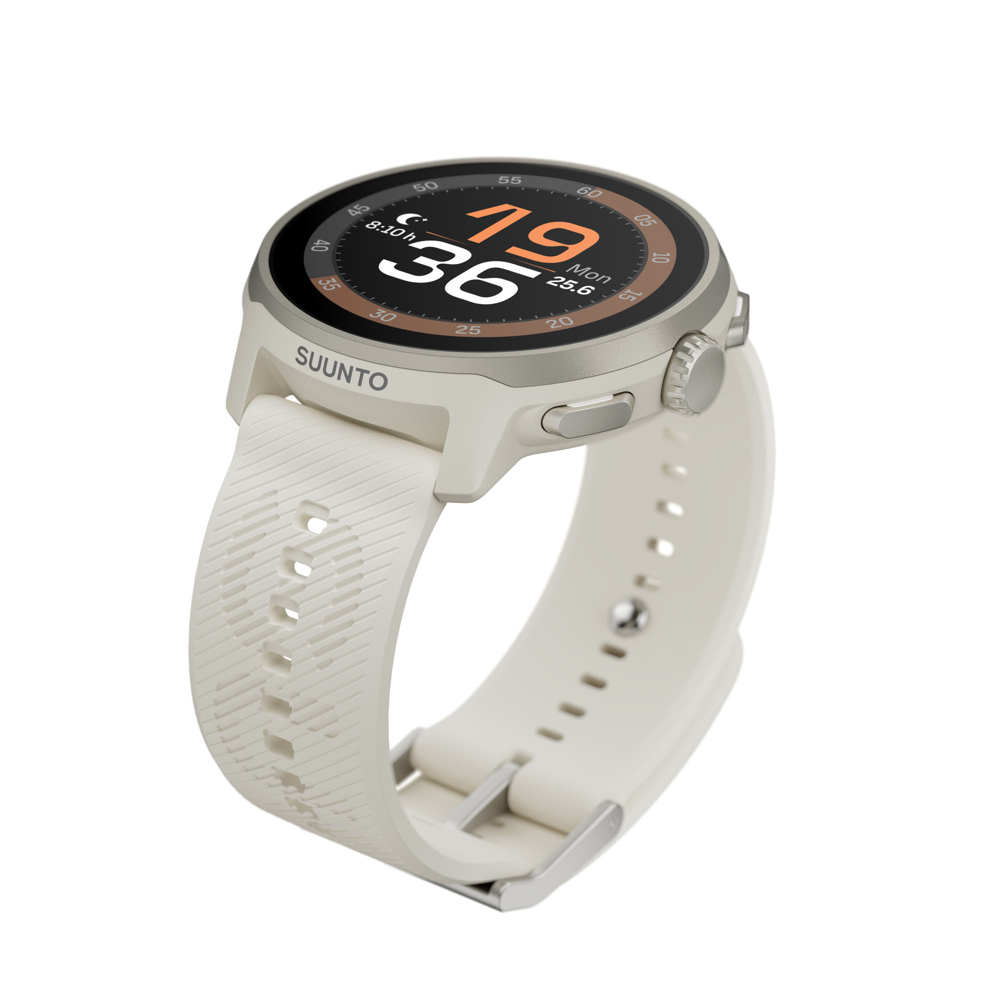 Suunto Run Frost Grey With Silicon Strap  08