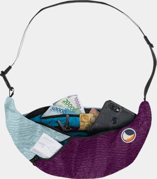 Ticket To The Moon Upcycled Sling Bag