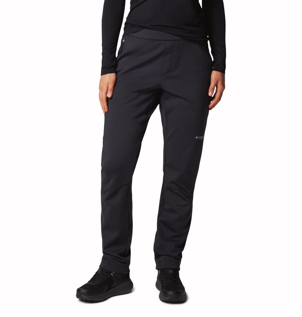 Columbia Women's Vast Canyon High-Rise Softshell Hiking Trousers Black 07