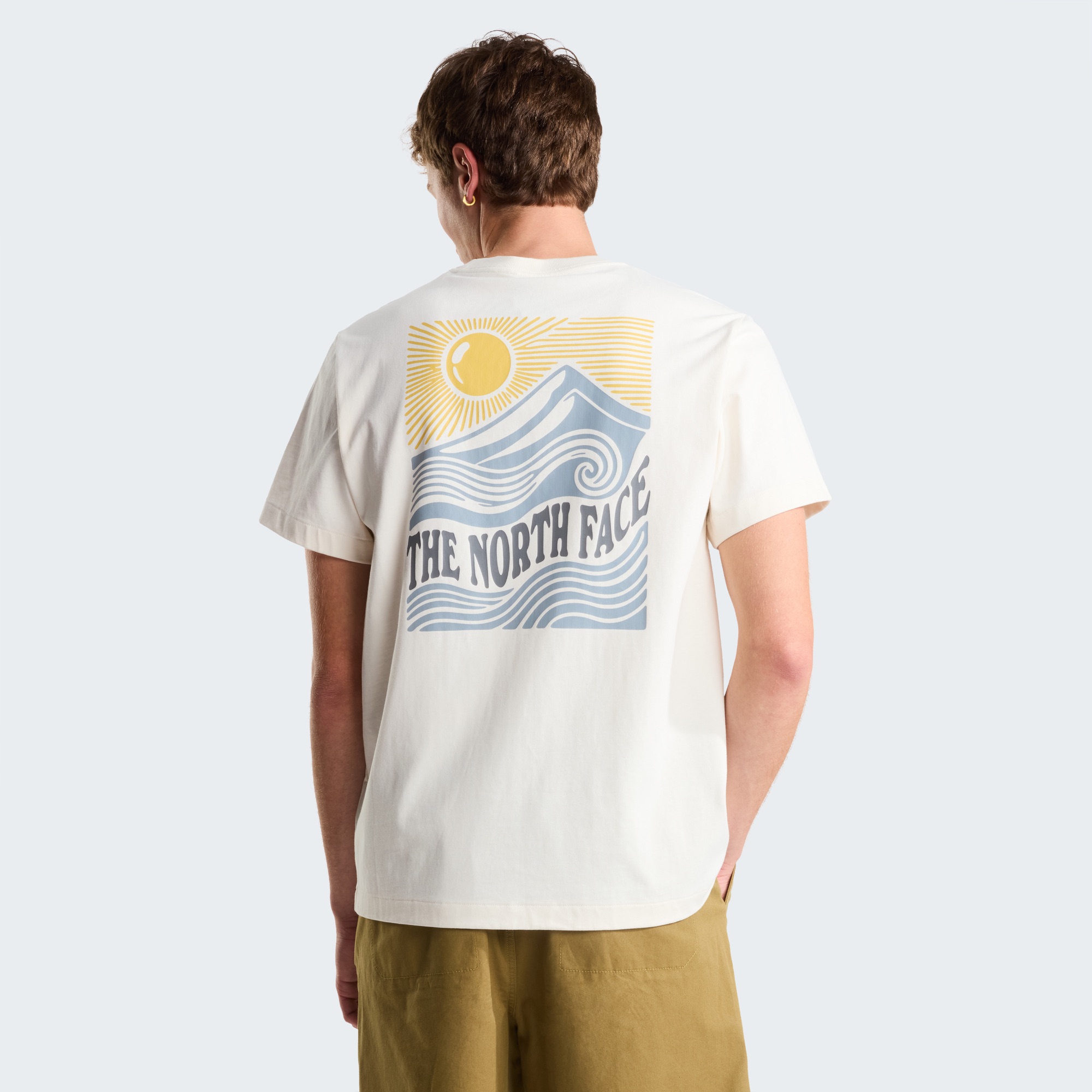 The North Face Men's Mountain Escape Relax Tee White 06