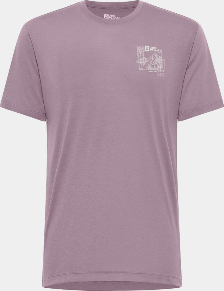 Jack Wolfskin Men's Vonnan Graphic Tee Wild Blossom 01