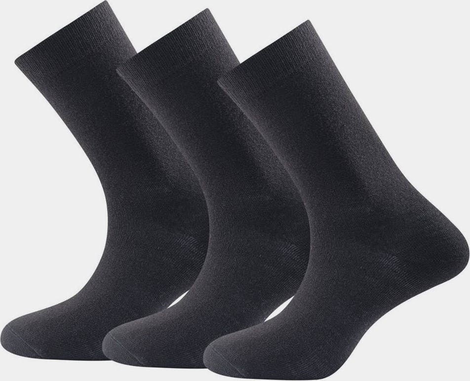 Devold Daily Light Socks 3-pack Black 01