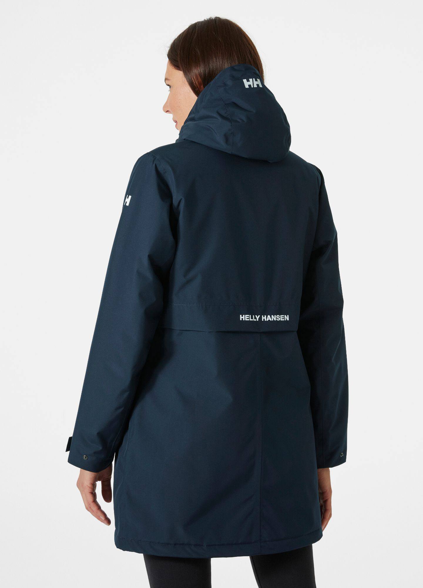 Helly Hansen Women's Lisburn Insulated Raincoat Navy 05