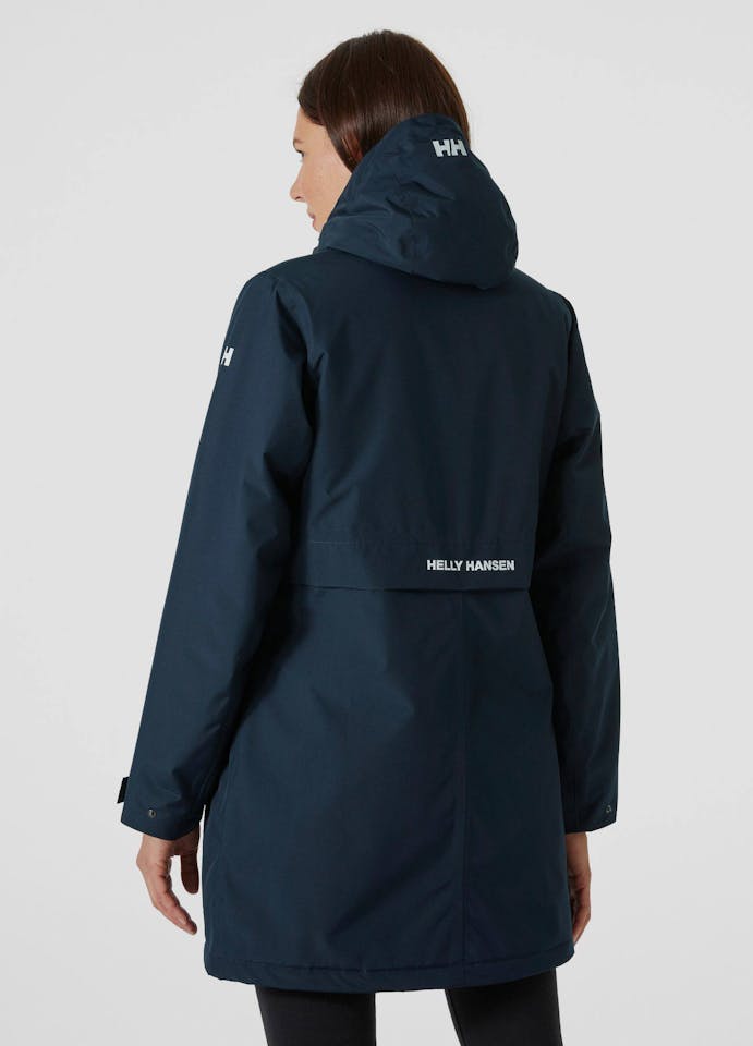 Helly Hansen Women's Lisburn Insulated Raincoat Navy 05