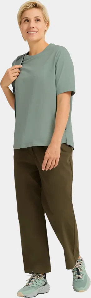 Jack Wolfskin Women's Travel Tee Green Zinnia 06