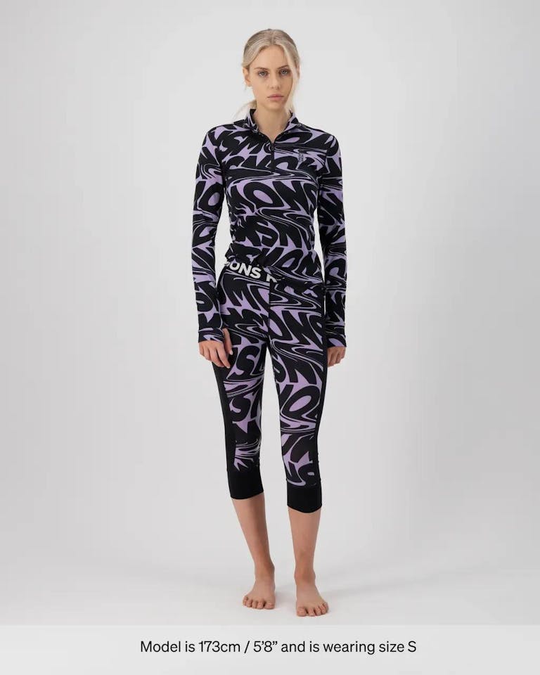 Mons Royale Women's 3/4 Legging Lupine 02