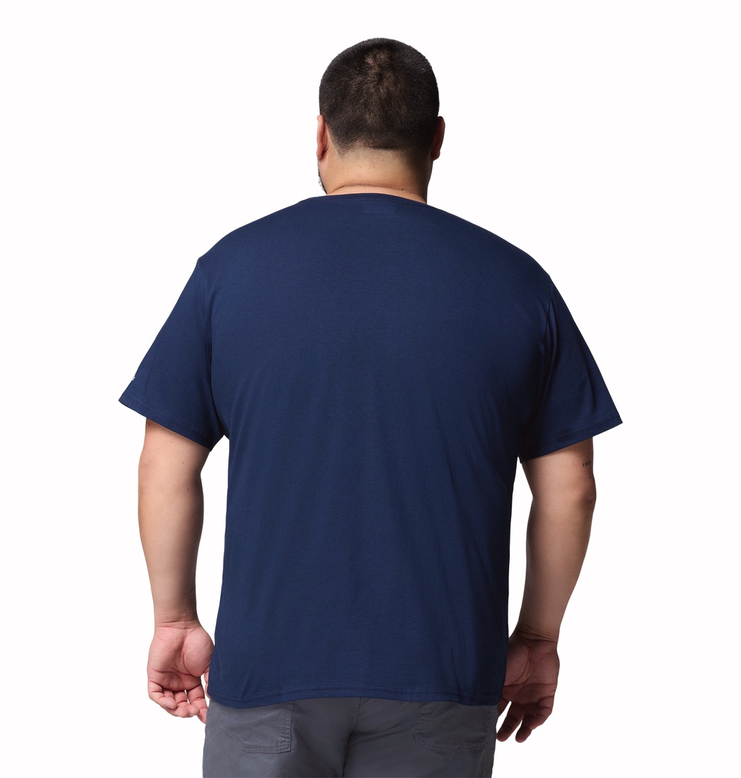Columbia Men's Path Lake Graphic II Big Tee Navy 02