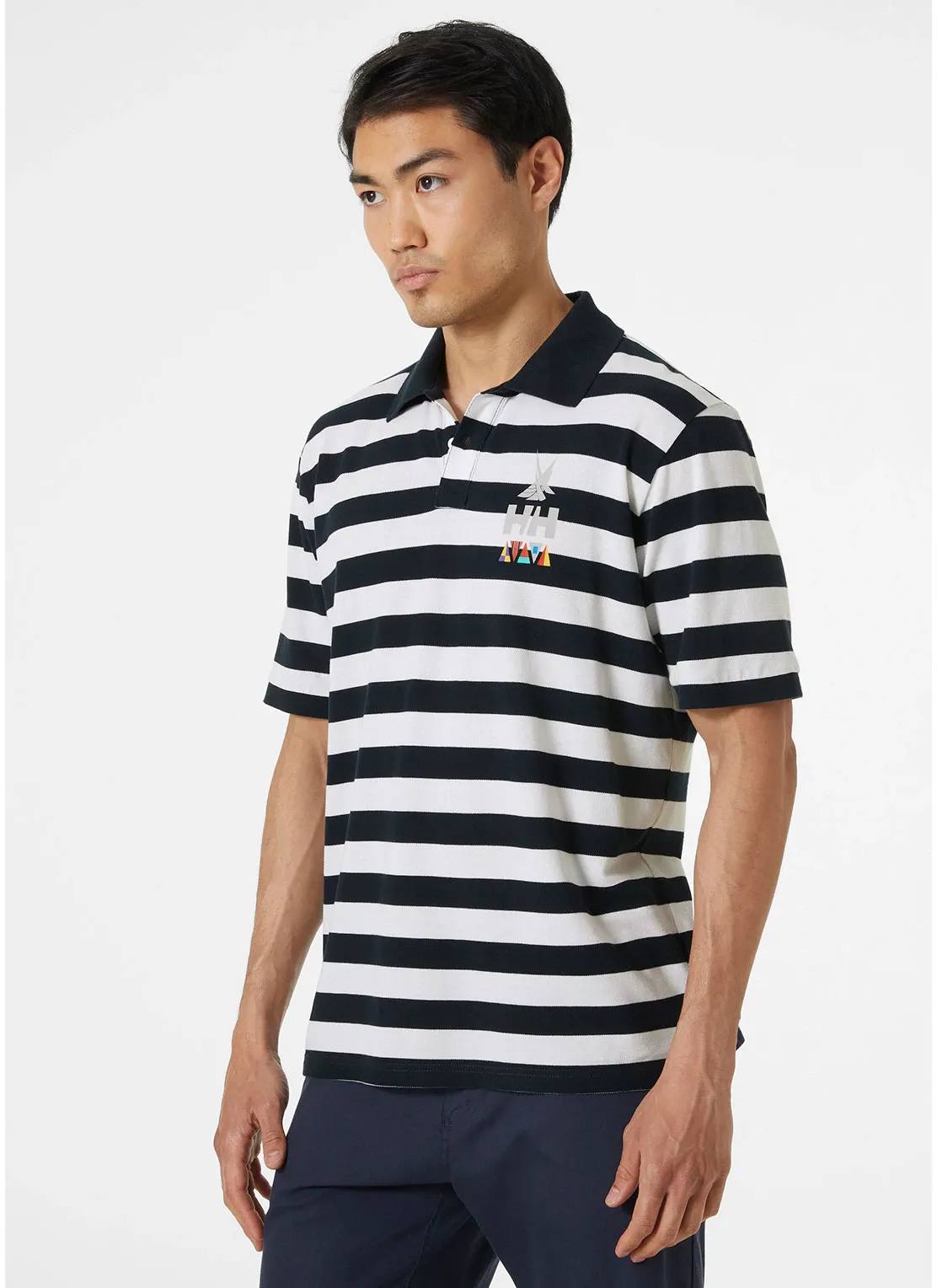 Helly Hansen Men's Koster Polo Navy / Valkoinen 05