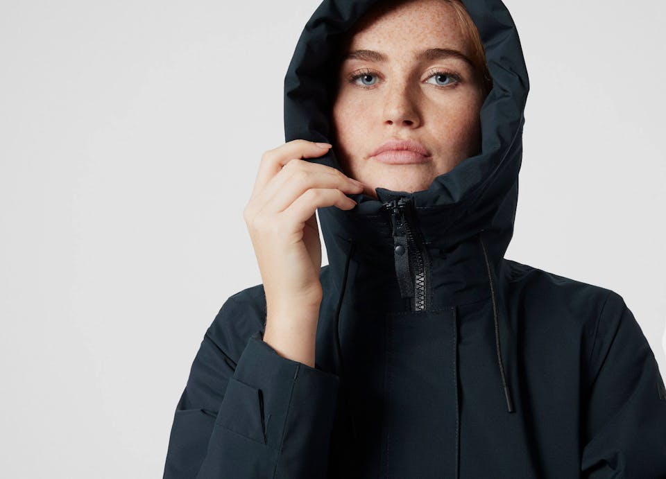 Helly Hansen Women's Victoria Ins Rain Coat - Naisten talvitakki Navy 03