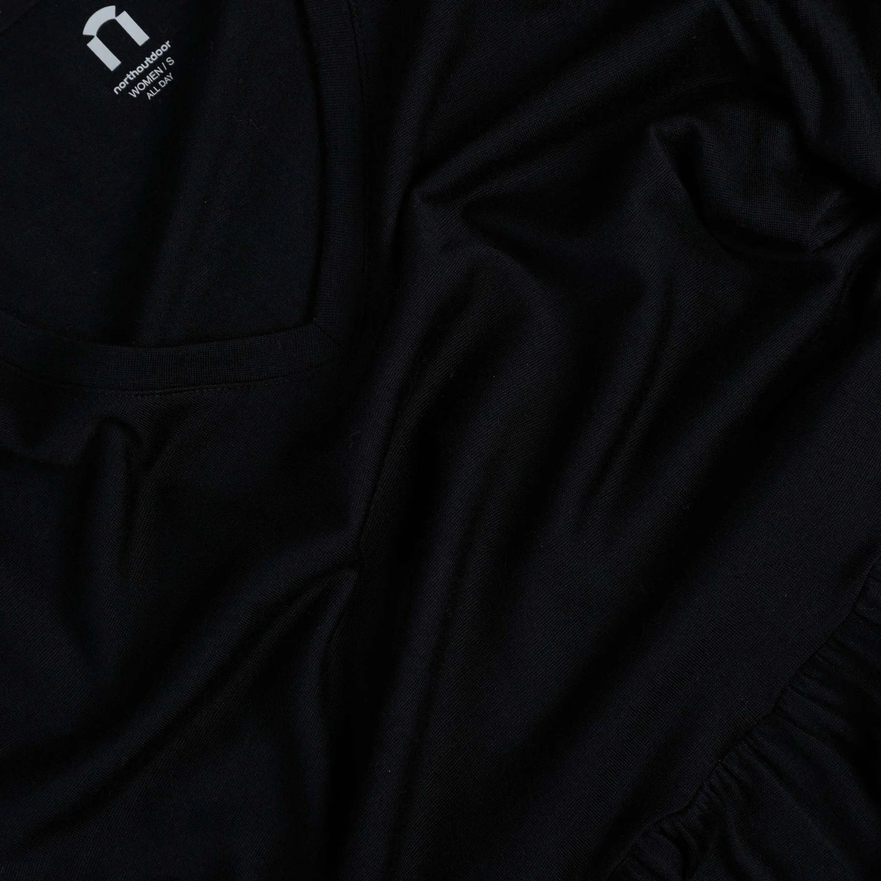 North Outdoor Women's All Day 150 Merino Lily Dress Musta 05