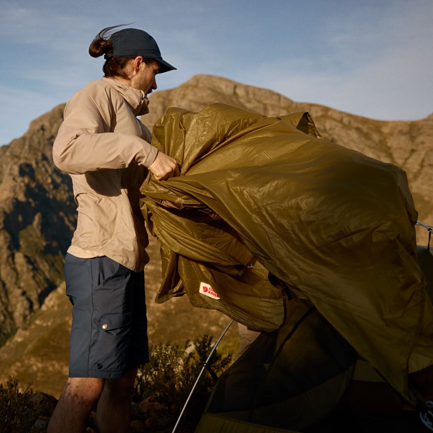 Fjällräven Men's Abisko Hybrid Trail Zipoff Trousers Musta 15