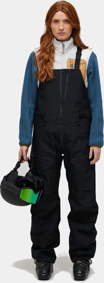 Peak Performance Women's Vertical GTX Pro 3L Shell Bib Pants Musta 01