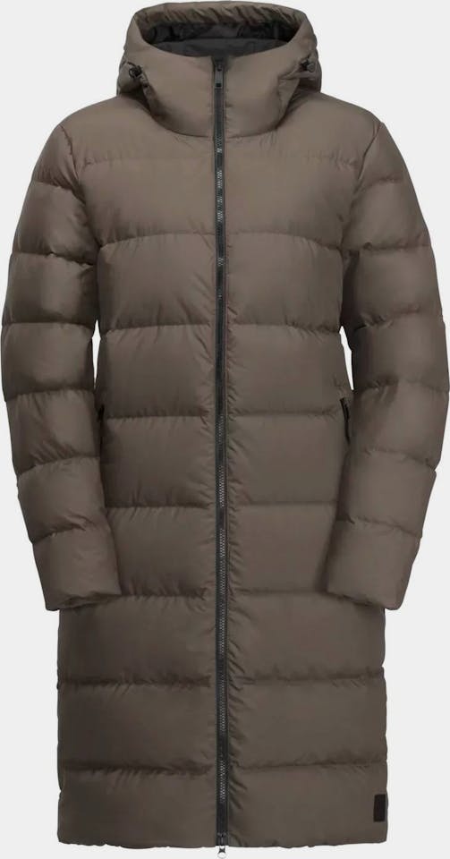 Jack Wolfskin Women's Frozen Palace Coat Coffee 01