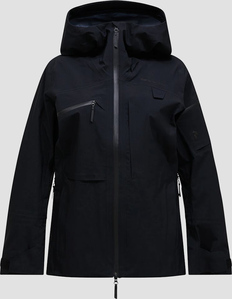 Peak Performance Women's Alpine GTX C-Knit 3L Shell Jacket Musta 07