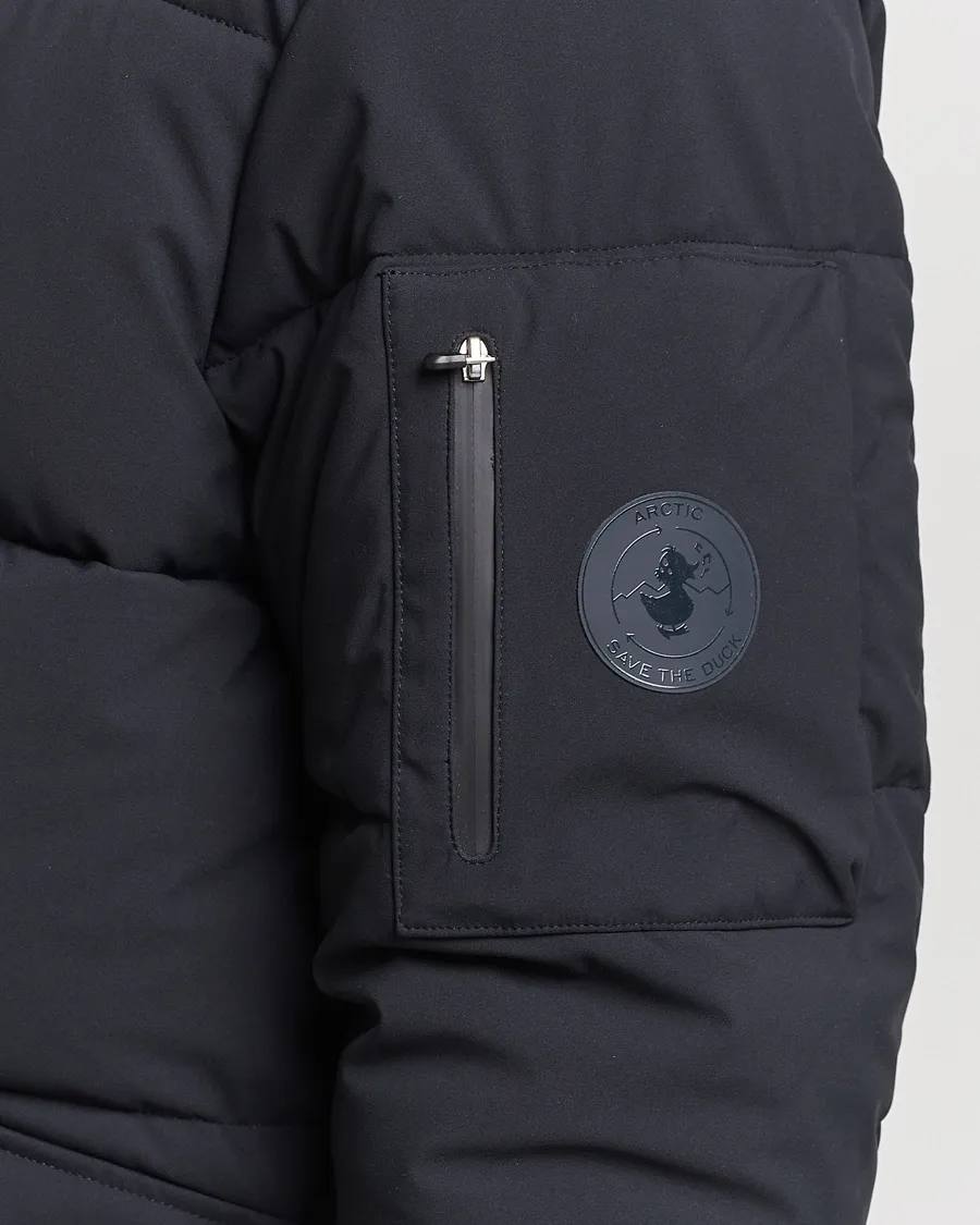 Save The Duck Men's Hoode Alter Parka Musta 04